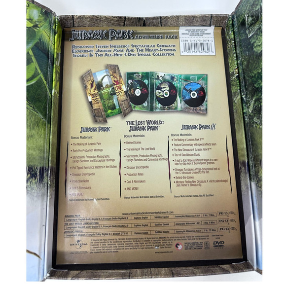 Jurassic Park Adventure Pack 3-Disc Special Collection - Picture 4 of 6